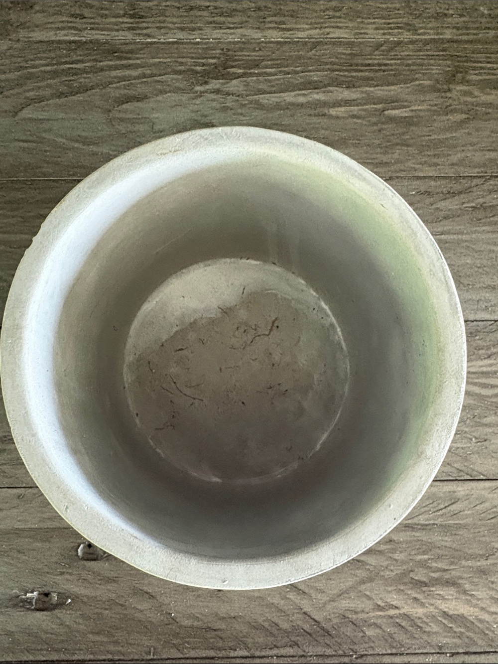 Mainstays Ribbed Ceramic Planter - White - Picture 4 of 4